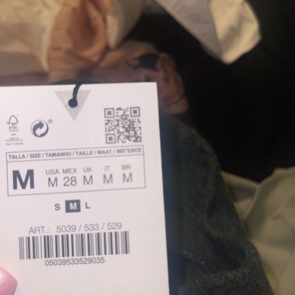 NWT Mock Neck Green Sweater Dress - Picture 3 of 3